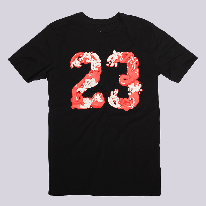 мужская черная футболка Jordan Hands Down Tee 801558-011 - цена, описание, фото 1